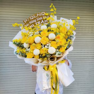 Bó Hoa Hồng Vàng - HHV 01